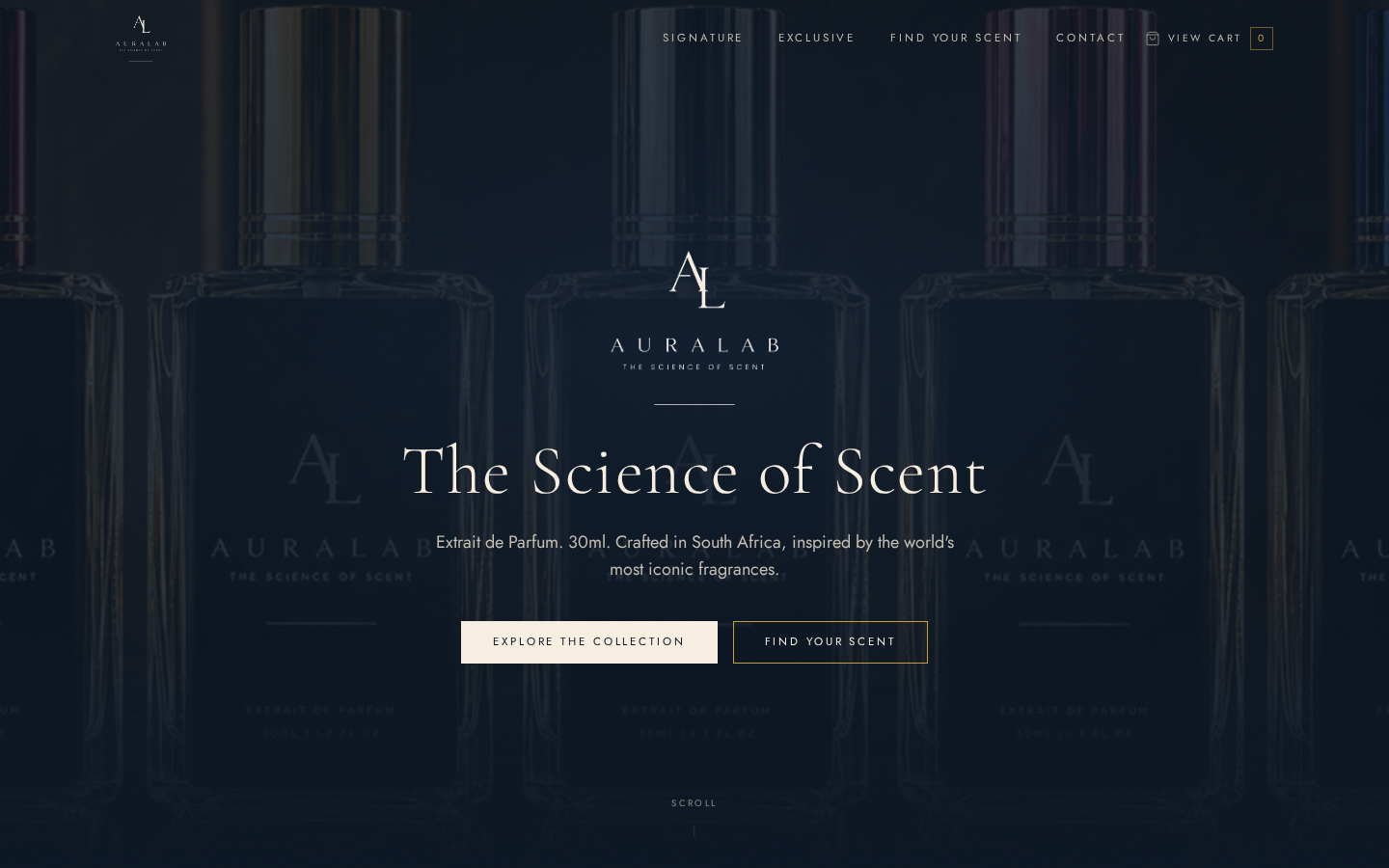 AURALAB website preview